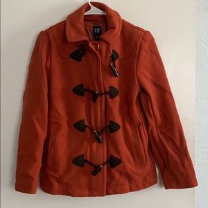 Orange GAP peacoat. XS.